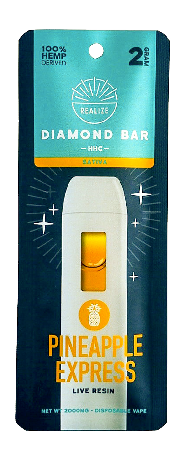 Realize HHC Diamond Bar, Pineapple Express - Disposable Vape